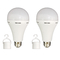 E27 material plástico Ultraportable del bulbo recargable de la emergencia LED