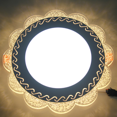Diseño de cristal de la burbuja de la flor del RGB de las luces LED de la pantalla plana del ODM del OEM
