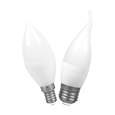 luz de bulbo de la vela de 6500K E27 E14 3W 5W 7W LED para interior